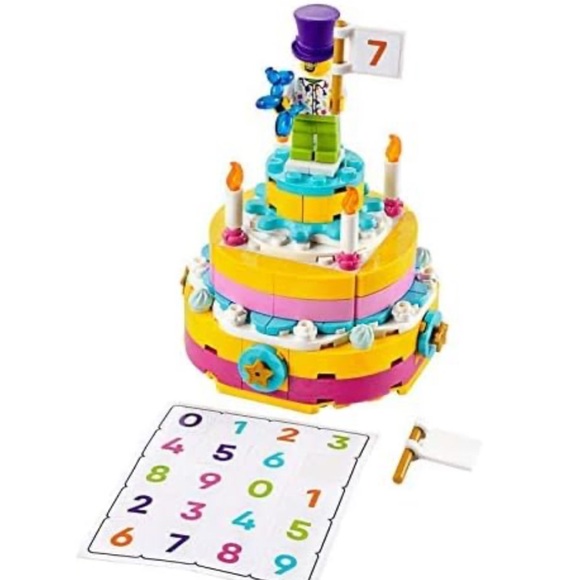 Retired, new LEGO® Iconic Birthday Table Decoration - Picture 3 of 11